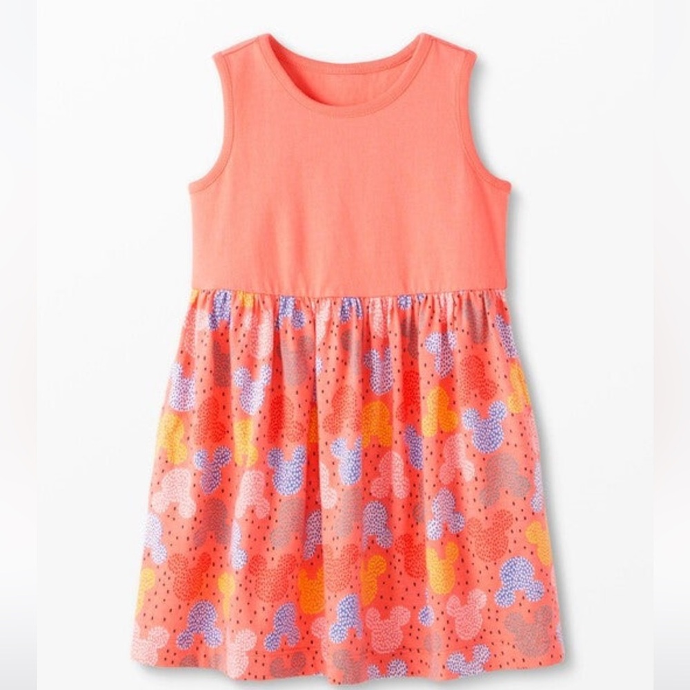 Hanna Andersson Disney Mickey Mouse Tank Dress & Striped Bike Shorts